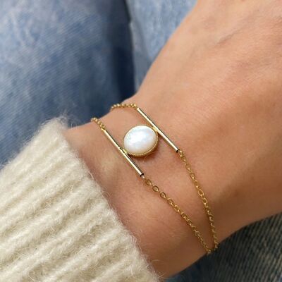 Chloé mother-of-pearl bracelet