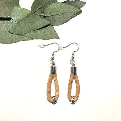 Handmade EVE cork earrings
