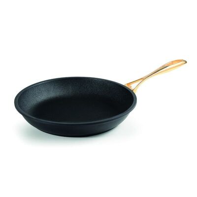 Fry pan 32 cm INDUCTION h. 4.5cm 24K Gold Plated Handle