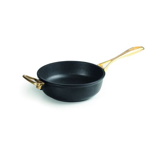 Deep pan 20 cm. 1 24K gold plated handle  + Knob INDUCTION h. 7,0 cm