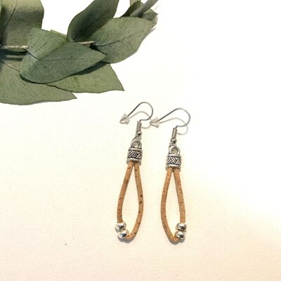 Handmade MANON cork earrings