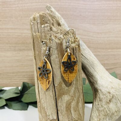 Handmade ROMANE cork earrings