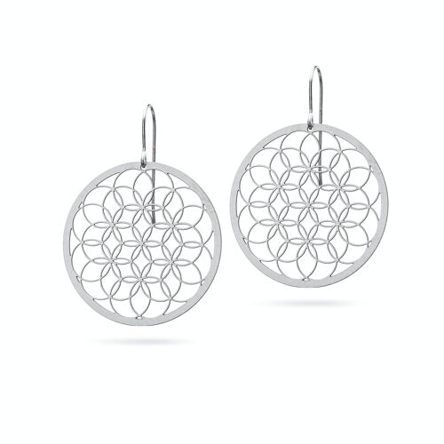 Ohrringe "Flower of Life" | Edelstahl