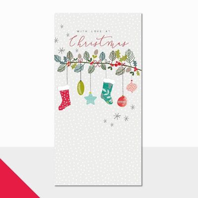 Christmas Stocking Gift Wallet - With Love at  Christmas Stocking