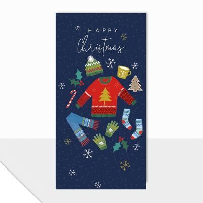 Weihnachtsgeschenk-Geldbörse - Happy Christmas Jumper