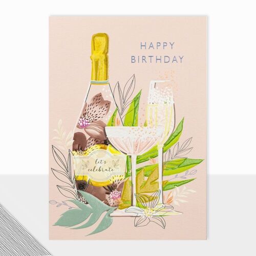 Lets Celebrate Happy Birthday Card - Utopia Happy Birthday Drinks