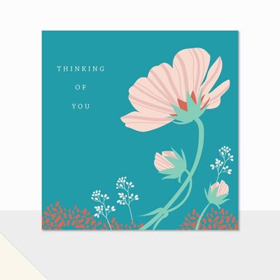 Flowers Thinking of You Card - Marquet Thinking of you