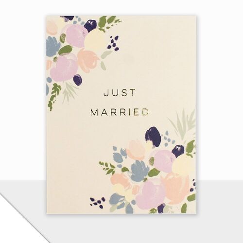 Just Married Wedding Card - Piccolo Just Married
