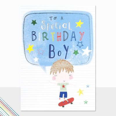 Birthday Boy Card - Scribbles To a Special Birthday Boy