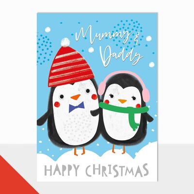 Mummy & Daddy Christmas Card - Artbox Mummy & Daddy Christmas