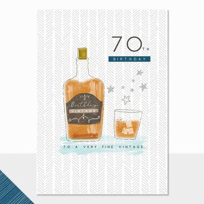 Biglietto per il 70° compleanno per lui – Halcyon Seventy