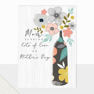 Bottle Mother's Day Card - Halcyon Mom on Mothers Day