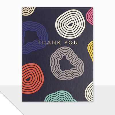 Patterned Thank You Card - Piccolo Thank You