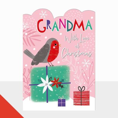 Carte de Noël de grand-mère - Artbox Grand-mère Noël