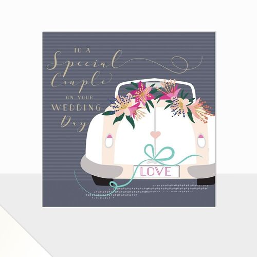 Special Couple Wedding Card - Glow To a Special Couple