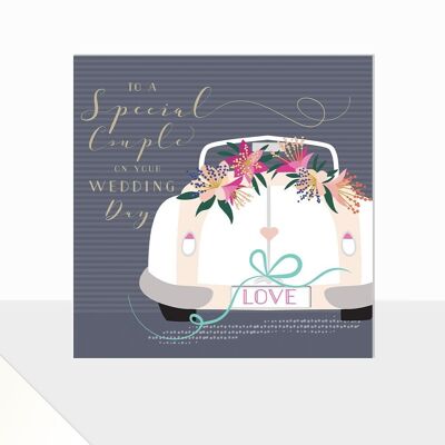 Tarjeta de boda de pareja especial - Resplandor para una pareja especial