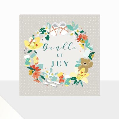 New Baby Joy Card - Glow Bundle of Joy