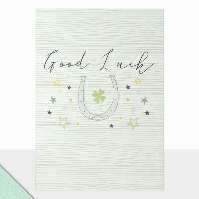 Good Luck Horseshoe Card - Halcyon Good Luck