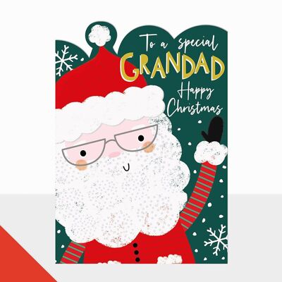 Tarjeta de Navidad del abuelo - Artbox Navidad del abuelo