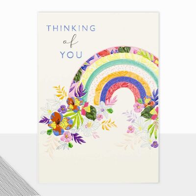 Rainbow Sympathy Card - Utopia Thinking of You