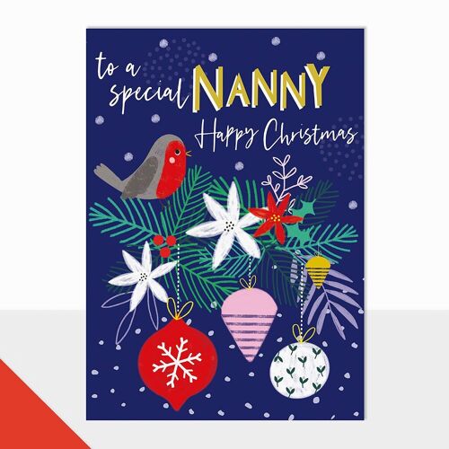Nanny Christmas Card - Artbox Nanny Christmas