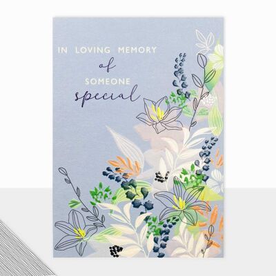 Floral Sympathy Card - Utopia In Loving Memory