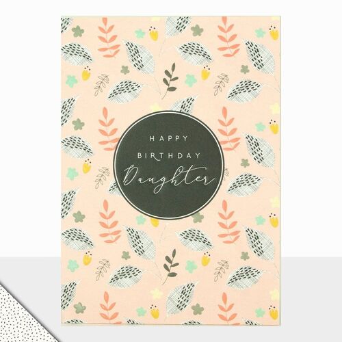 Daughter Happy Birthday Card - Halcyon happy Birthday Daughter