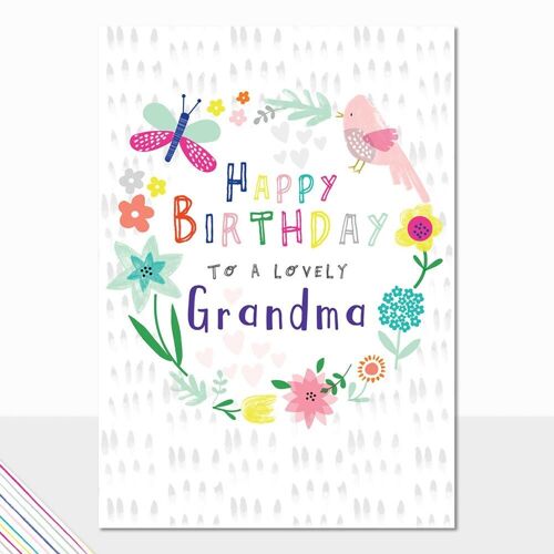 Grandma Birthday Card - Scribbles Birthday Grandma