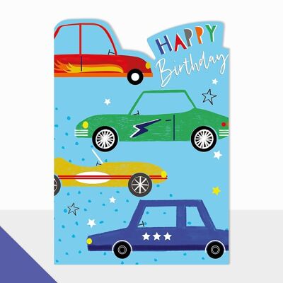 Cars-Geburtstagskarte – Artbox Happy Birthday Cars