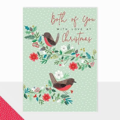 Christmas Card To Both - Halcyon Both of You at Christmas