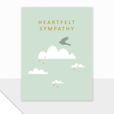 Sympathy Card - Piccolo Heartfelt Sympathy