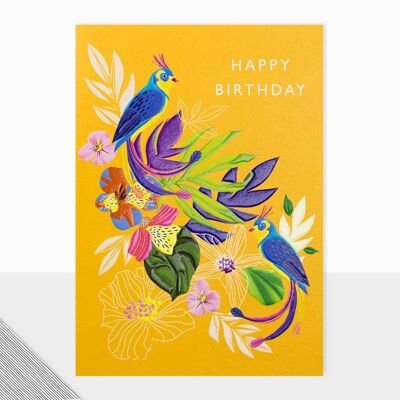 Carte Joyeux Anniversaire - Utopia Joyeux Anniversaire Oiseaux