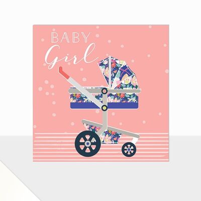 New Baby Girl Card - Glow Baby Girl