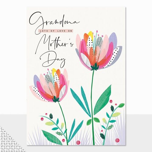 Mother's Day Card For Grandma - Rio Brights Grandma With Love on Mothers Day