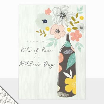 Carte vase pour la fête des mères - Vase pour la fête des mères Halcyon