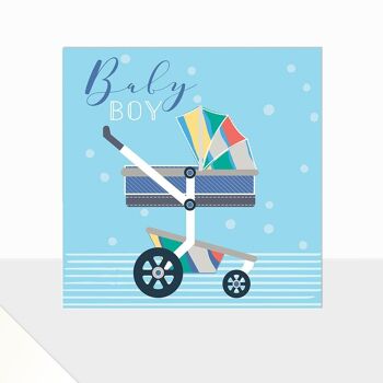 Nouvelle carte bébé garçon - Glow Baby Boy