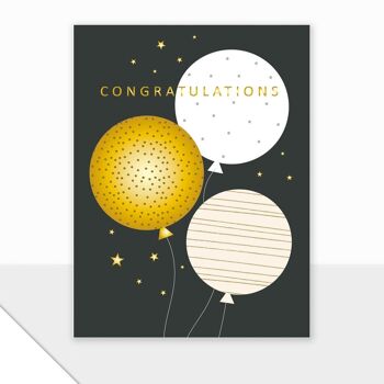 Carte de félicitations - Ballons de félicitations Piccolo