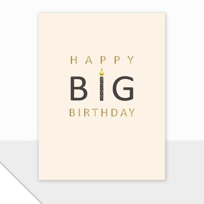 Mini Happy Birthday Card - Piccolo Happy Big Birthday