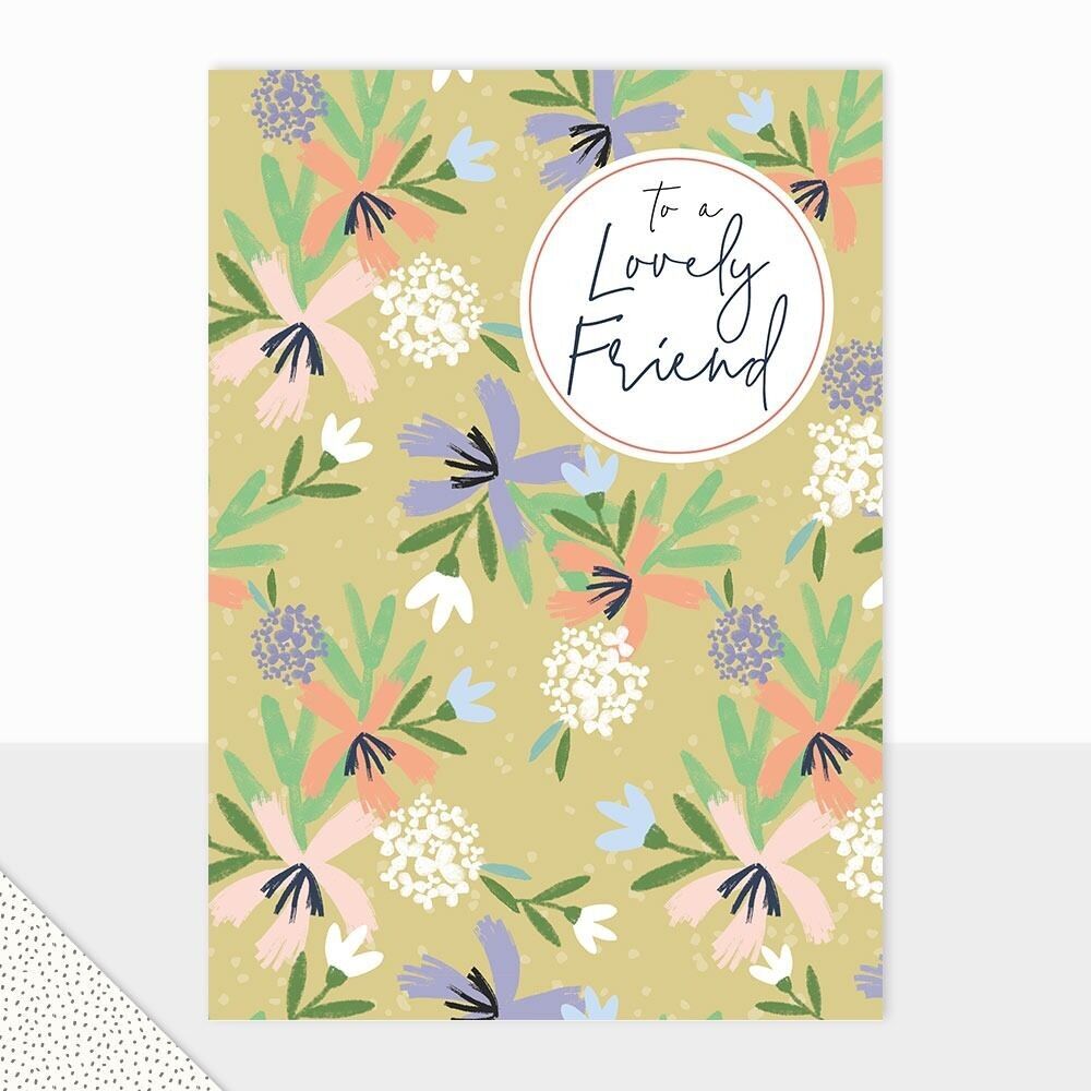 Ich denke an dich Karte für Freund - Halcyon Lovely Friend