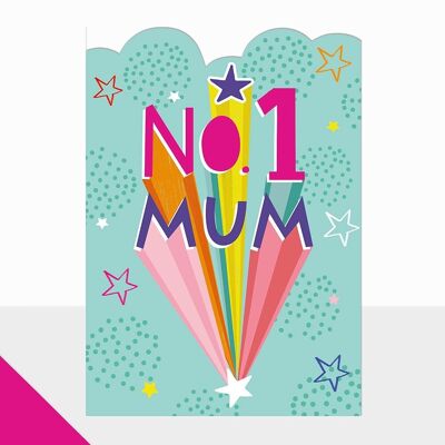 No.1 Muttertagskarte für Mama – Artbox Nr.1 Mama