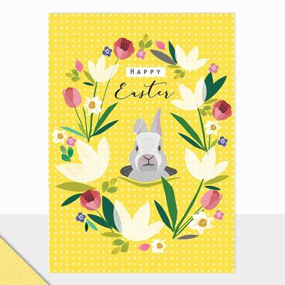 Rabbit Easter Card - Rio Brights Happy Easter (Rabbit)