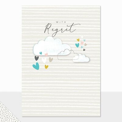 Clouds Sympathy Card - Halcyon With Regret