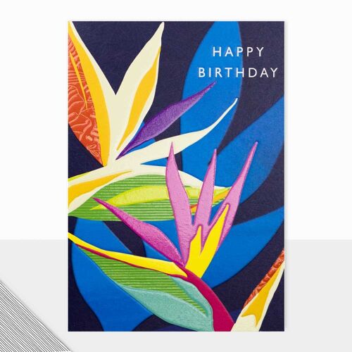 Floral Happy Birthday Card - Utopia Happy Birthday Floral