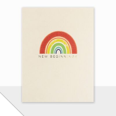 Regenbogen-Glückskarte - Piccolo New Beginnings