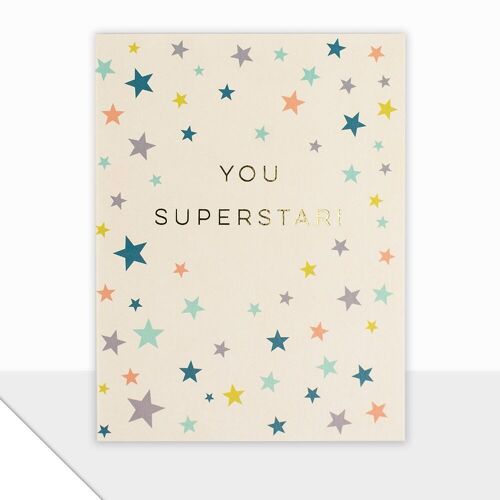Stars Congratulations Card - Piccolo Superstar