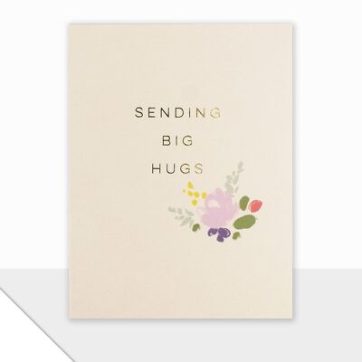 Sending Hugs Thinking of You Card - Piccolo Big Hugs