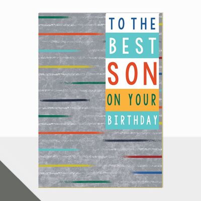 Tarjeta de cumpleaños del mejor hijo - Campus Best Son