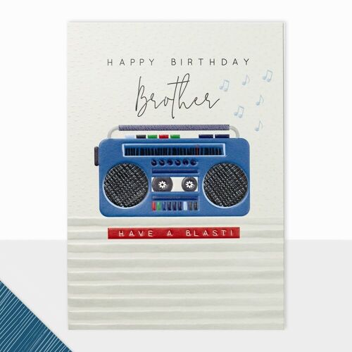 Brother Birthday Card - Halcyon Happy Birthday Brother