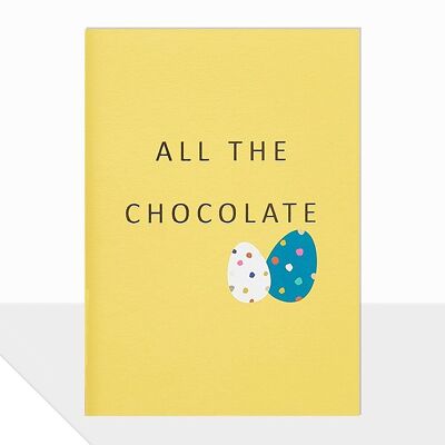 Tarjeta de Huevos de Pascua - Piccolo Todo el Chocolate