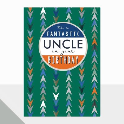 Uncle Birthday Card - Campus Fantastic Uncle